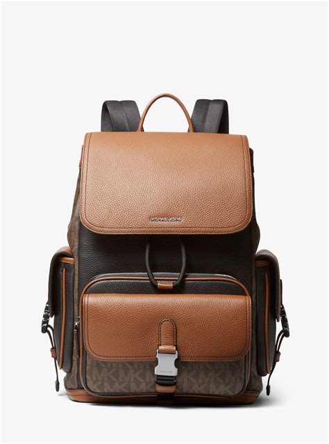 michael kors hudson backpack|michael kors large nylon backpack.